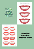 Printable Tooth Gem Practice Sheets (Digital Download)