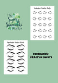 Printable Eyeshadow Practice Sheets (Digital Download)