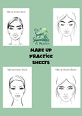 Design Your Masterpieces: Printable Makeup Face Charts (Digital Download)
